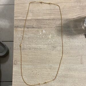 Elegant Gold Tone Chain Necklace